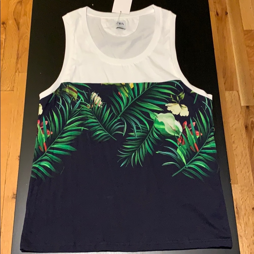 Zara tank top summer shirt NWT